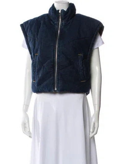 Pre-owned Iro Vest In Blue