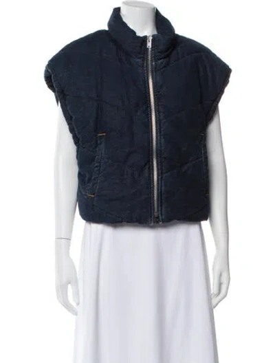 Pre-owned Iro Vest In Blue