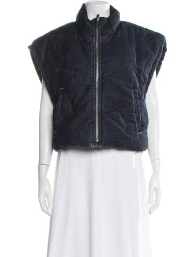Pre-owned Iro Vest In Blue