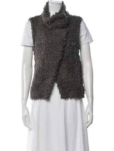 Pre-owned Iro Vest In Gray