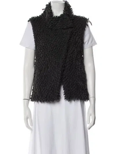 Pre-owned Iro Vest In Gray