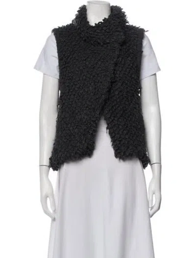 Pre-owned Iro Vest In Grey