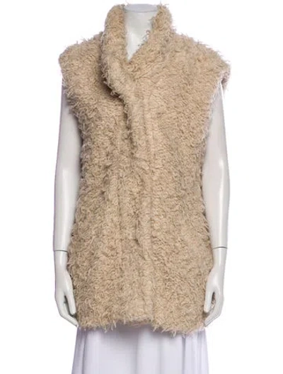 Pre-owned Iro Vest In Neutral