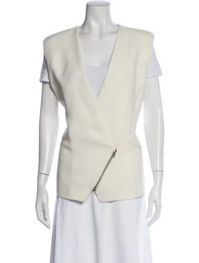 Pre-owned Iro Vest In Neutral