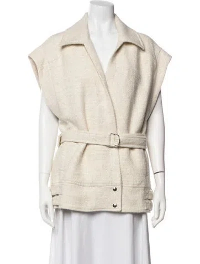 Pre-owned Iro Vest In White