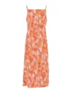 Iro Thin Shoulder Strap Dress In Orange