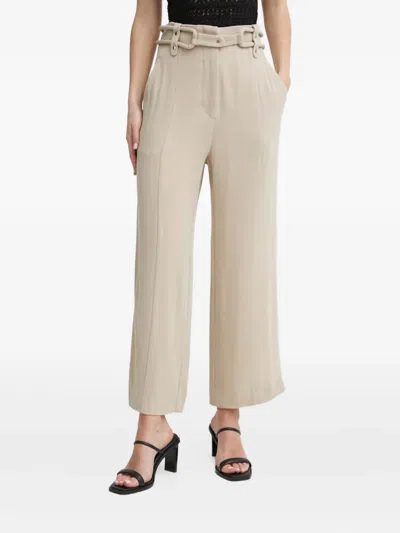 Iro Vimiel Belted Trousers In Neutral