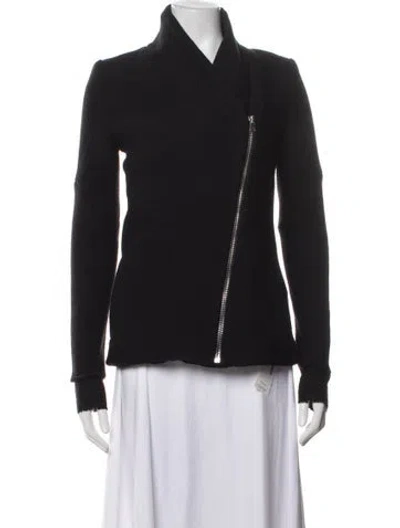 Pre-owned Iro Virgin Wool Biker Jacket In Black