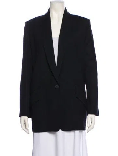 Pre-owned Iro Virgin Wool Blazer In Black