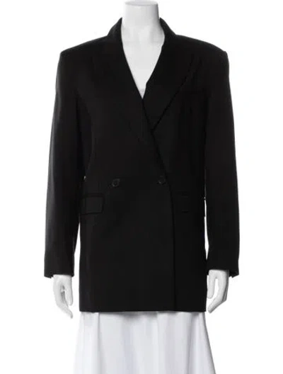 Pre-owned Iro Virgin Wool Blazer In Black