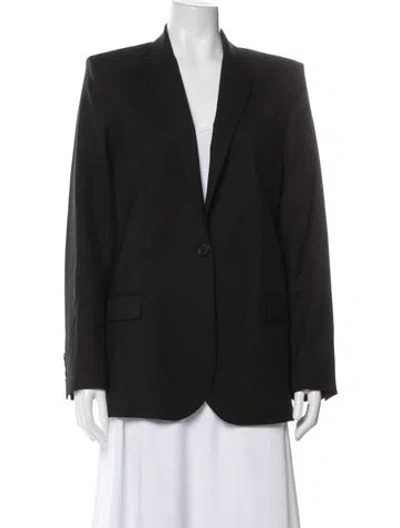 Pre-owned Iro Virgin Wool Blazer In Black