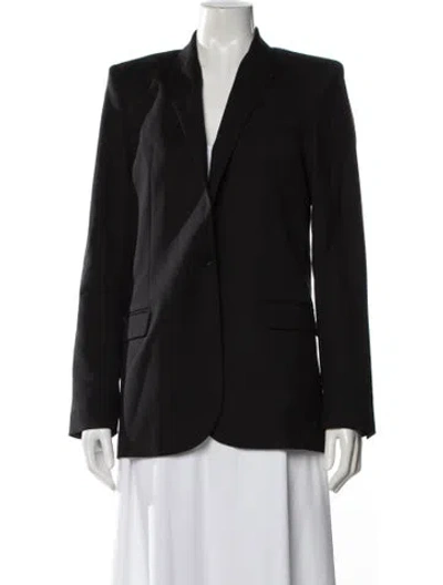 Pre-owned Iro Virgin Wool Blazer In Black