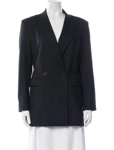 Pre-owned Iro Virgin Wool Blazer In Blue