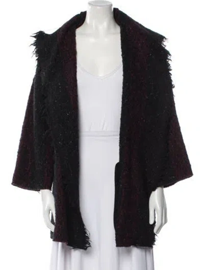 Pre-owned Iro Virgin Wool Coat In Black