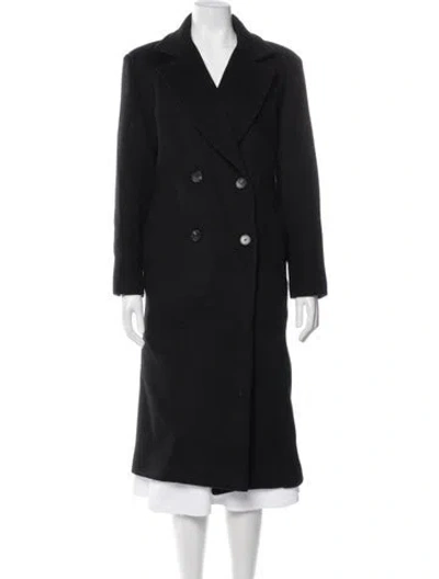Pre-owned Iro Virgin Wool Coat In Black