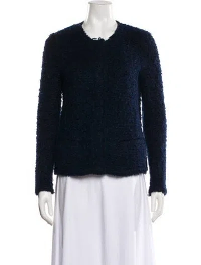 Pre-owned Iro Virgin Wool Evening Jacket In Blue