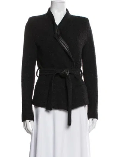 Pre-owned Iro Virgin Wool Jacket In Black