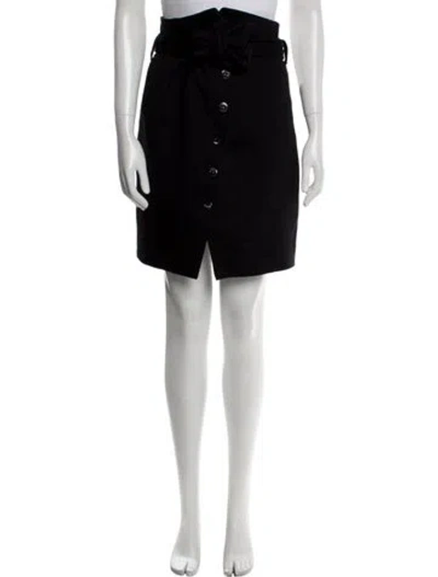 Pre-owned Iro Virgin Wool Knee-length Skirt In Black