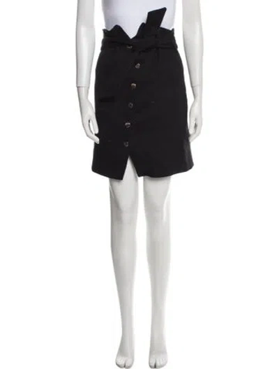 Pre-owned Iro Virgin Wool Knee-length Skirt In Black