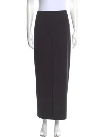 Pre-owned Iro Virgin Wool Long Skirt In Gray