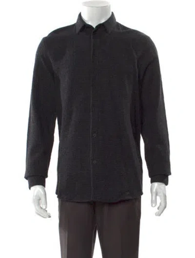 Pre-owned Iro Virgin Wool Long Sleeve Shirt W/ Tags In Black