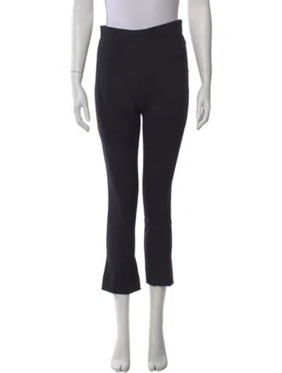 Pre-owned Iro Virgin Wool Straight Leg Pants In Black