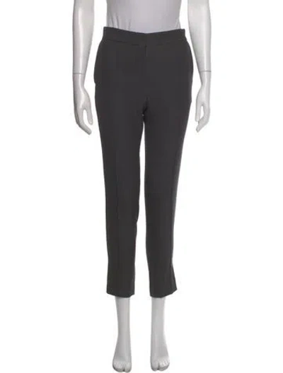 Pre-owned Iro Virgin Wool Straight Leg Pants In Gray