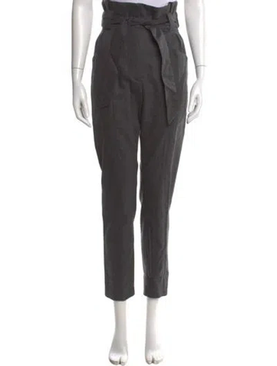 Pre-owned Iro Virgin Wool Straight Leg Pants W/ Tags In Grey