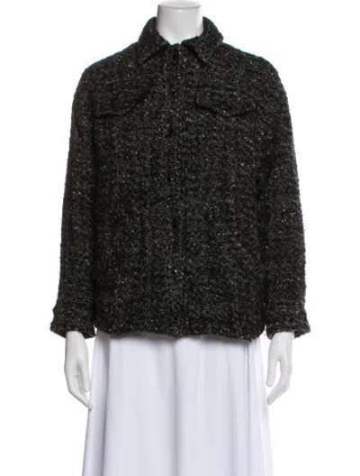 Pre-owned Iro Virgin Wool Tweed Pattern Jacket In Multi