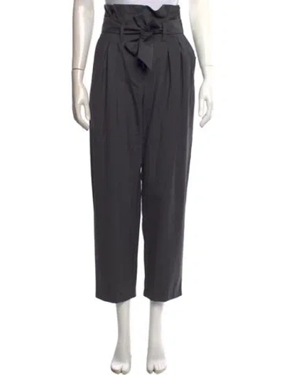 Pre-owned Iro Virgin Wool Wide Leg Pants In Gray