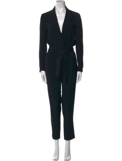 Pre-owned Iro V-neck Jumpsuit In Black