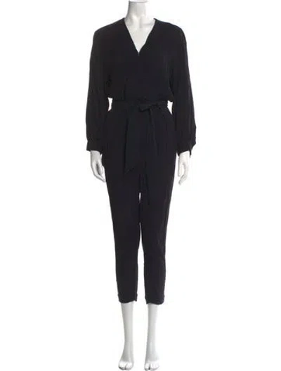 Pre-owned Iro V-neck Jumpsuit In Black