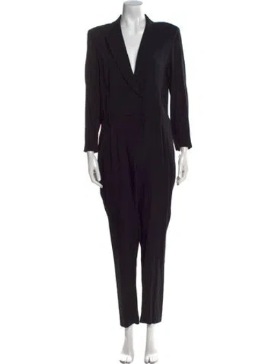Pre-owned Iro V-neck Jumpsuit In Black