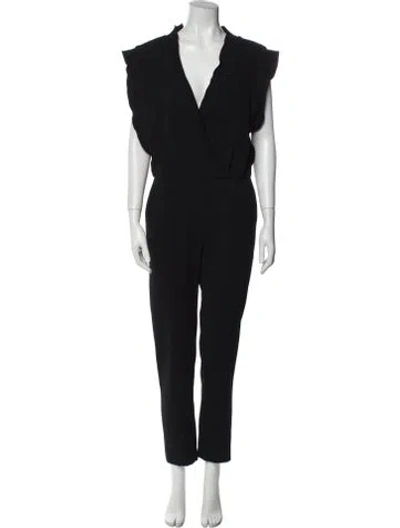 Pre-owned Iro V-neck Jumpsuit In Black