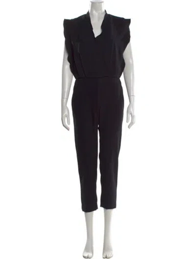 Pre-owned Iro V-neck Jumpsuit In Black