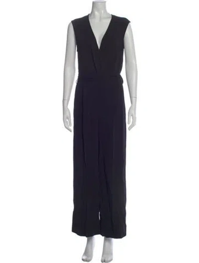 Pre-owned Iro V-neck Jumpsuit In Black
