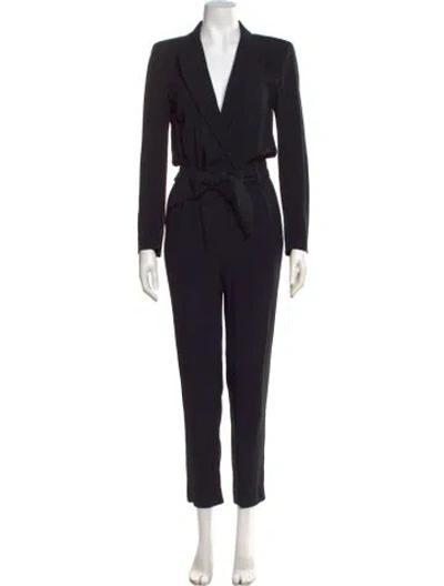 Pre-owned Iro V-neck Jumpsuit In Black