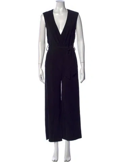 Pre-owned Iro V-neck Jumpsuit In Black