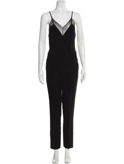 Pre-owned Iro V-neck Jumpsuit In Black