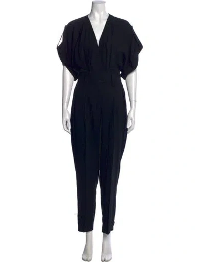 Pre-owned Iro V-neck Jumpsuit In Black