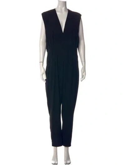 Pre-owned Iro V-neck Jumpsuit In Black