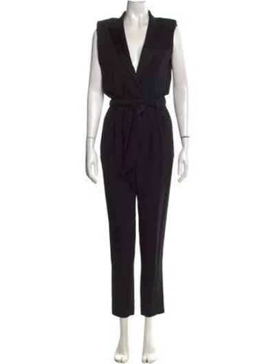 Pre-owned Iro V-neck Jumpsuit In Black