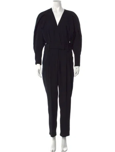 Pre-owned Iro V-neck Jumpsuit In Black