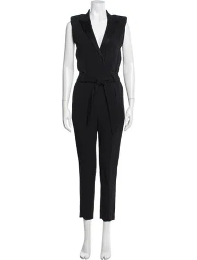 Pre-owned Iro V-neck Jumpsuit In Black