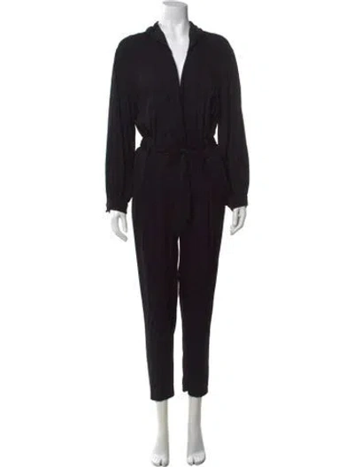 Pre-owned Iro V-neck Jumpsuit In Black