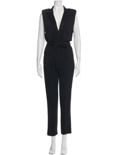 Pre-owned Iro V-neck Jumpsuit In Blue