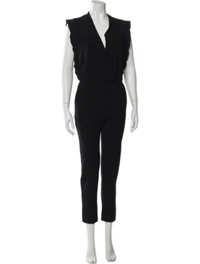 Pre-owned Iro V-neck Jumpsuit In Blue