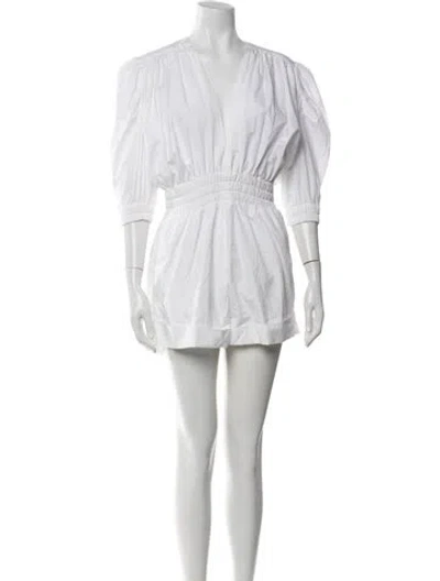 Pre-owned Iro V-neck Jumpsuit In Neutral