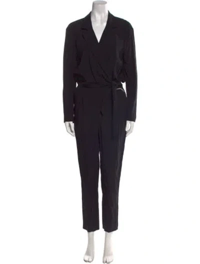 Pre-owned Iro V-neck Jumpsuit W/ Tags In Black
