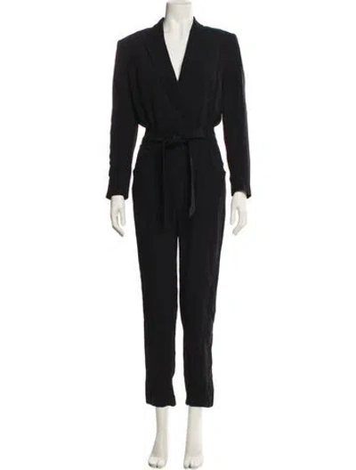 Pre-owned Iro V-neck Jumpsuit W/ Tags In Blue